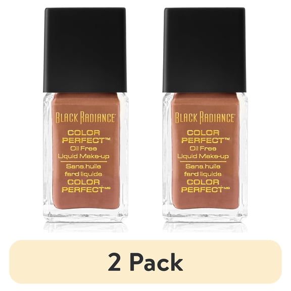 (2 pack) Black Radiance Color Perfect Liquid Foundation Makeup - Mocha Honey