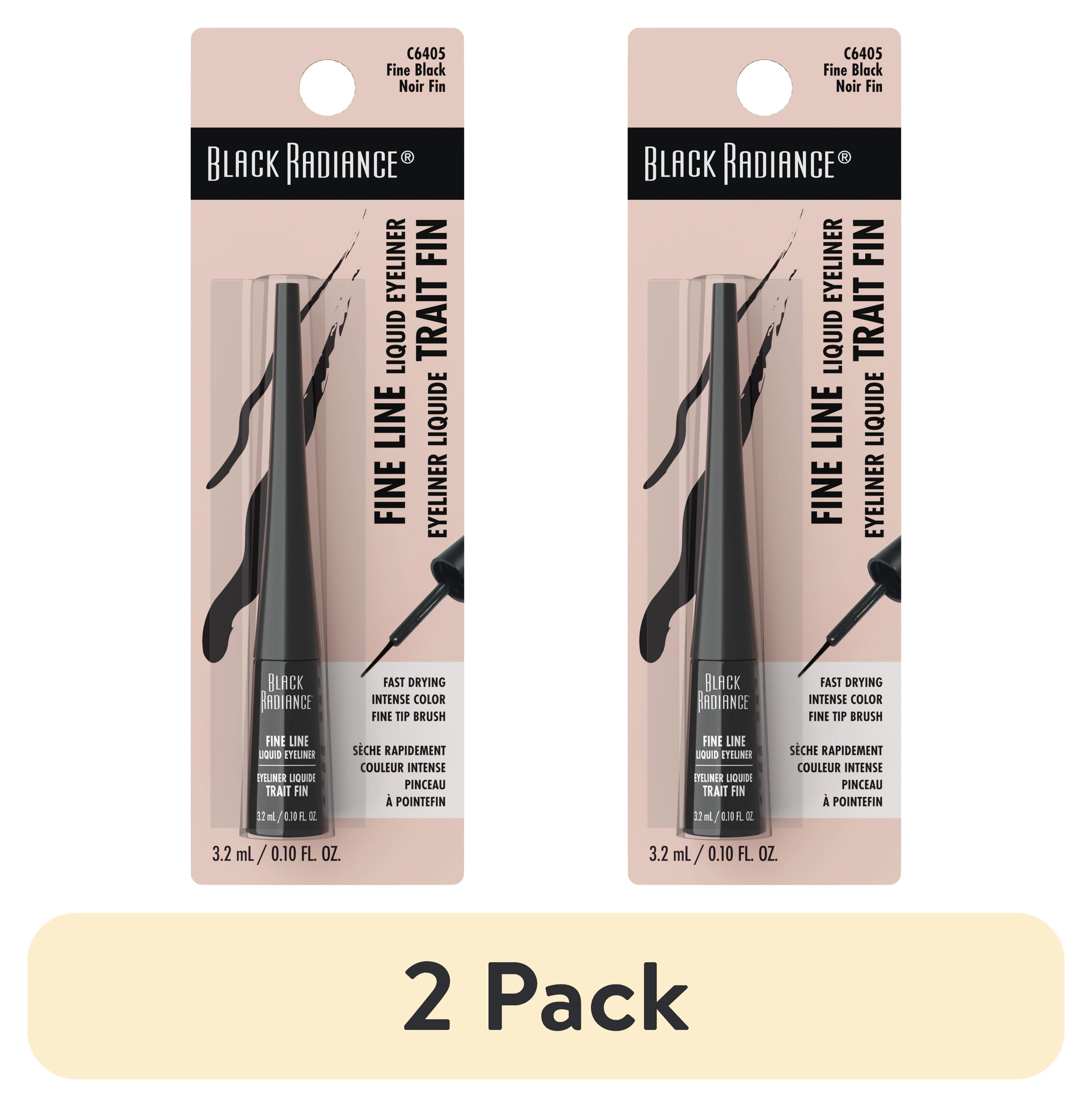 (2 pack) Black Radiance Fine Line Liquid Eyeliner - Fine Black