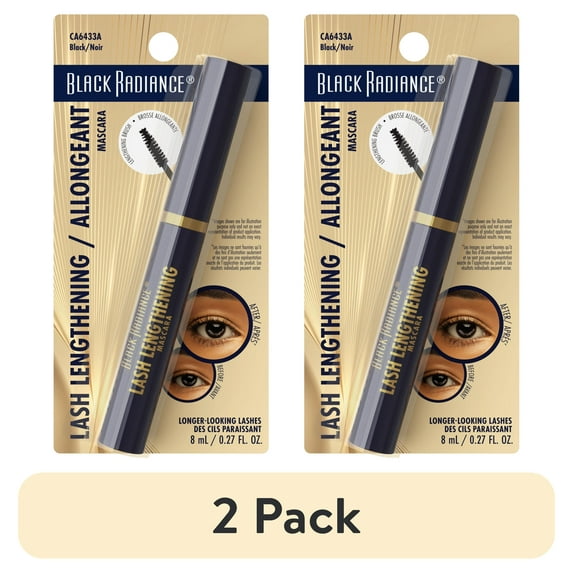 (2 pack) Black Radiance Lash Lengthening Mascara - Black