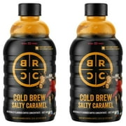 (2 pack) Black Rifle Coffee Company Salty Caramel Cold Brew Iced Flavored Coffee Concentrate Drink for Instant Energy, 32 oz