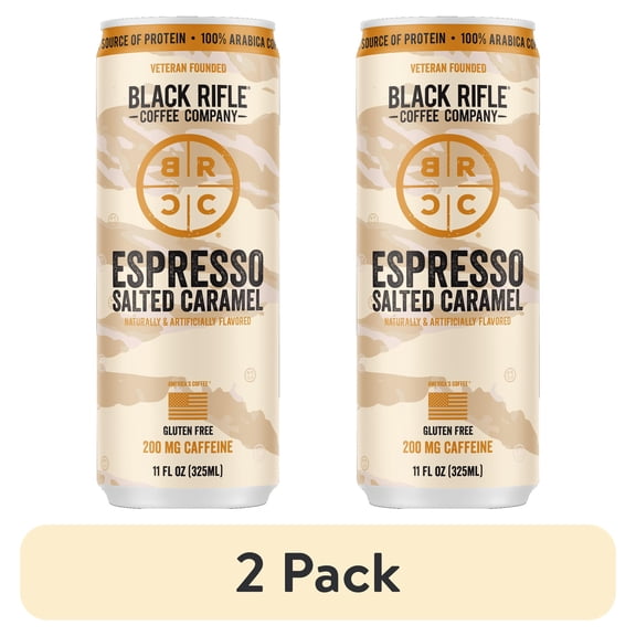 (2 pack) Black Rifle Coffee Espresso Salted Caramel 11oz