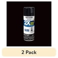 thumbnail image 1 of (2 pack) Black, Rust-Oleum American Accents 2X Ultra Cover Gloss Spray Paint-327870, 12 oz, 1 of 12