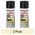 thumbnail image 1 of (2 pack) Black, Rust-Oleum Stops Rust, Rust Reformer Flat Spray Paint- 215215, 10.25 oz, 1 of 10