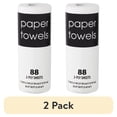 thumbnail image 1 of (2 pack) (2 pack) Black and White, 2-Ply Paper Towels, 88 Sheets, 1 of 1