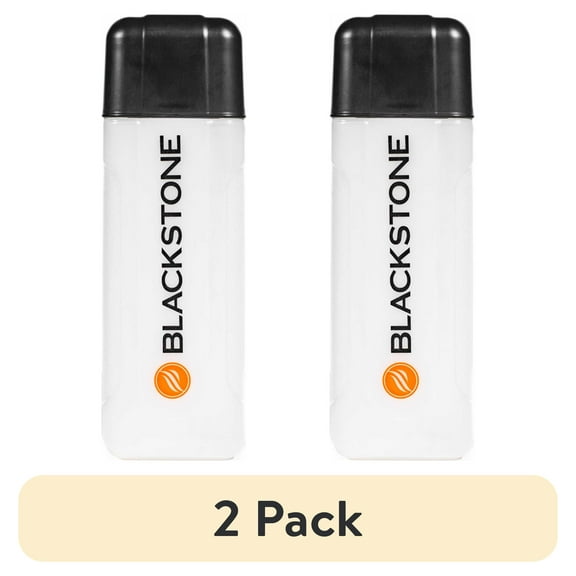 (2 pack) Blackstone 32 oz Square Squeezable Bottle with Lid, Perfect for Oil & Water