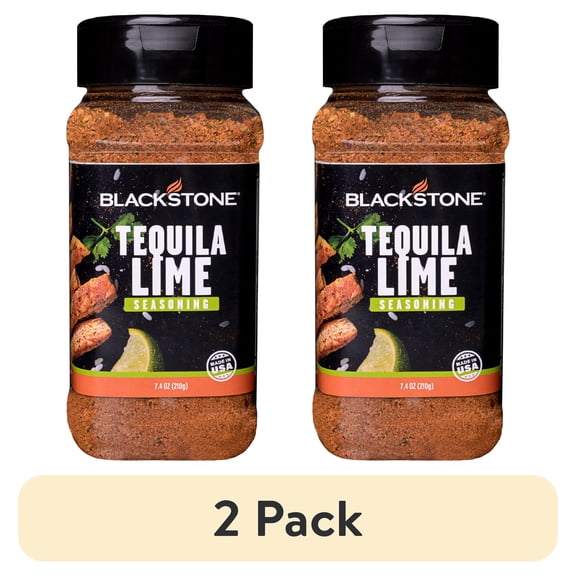 (2 pack) Blackstone Tequila Lime Seasoning, 7.4 oz - Gluten-Free