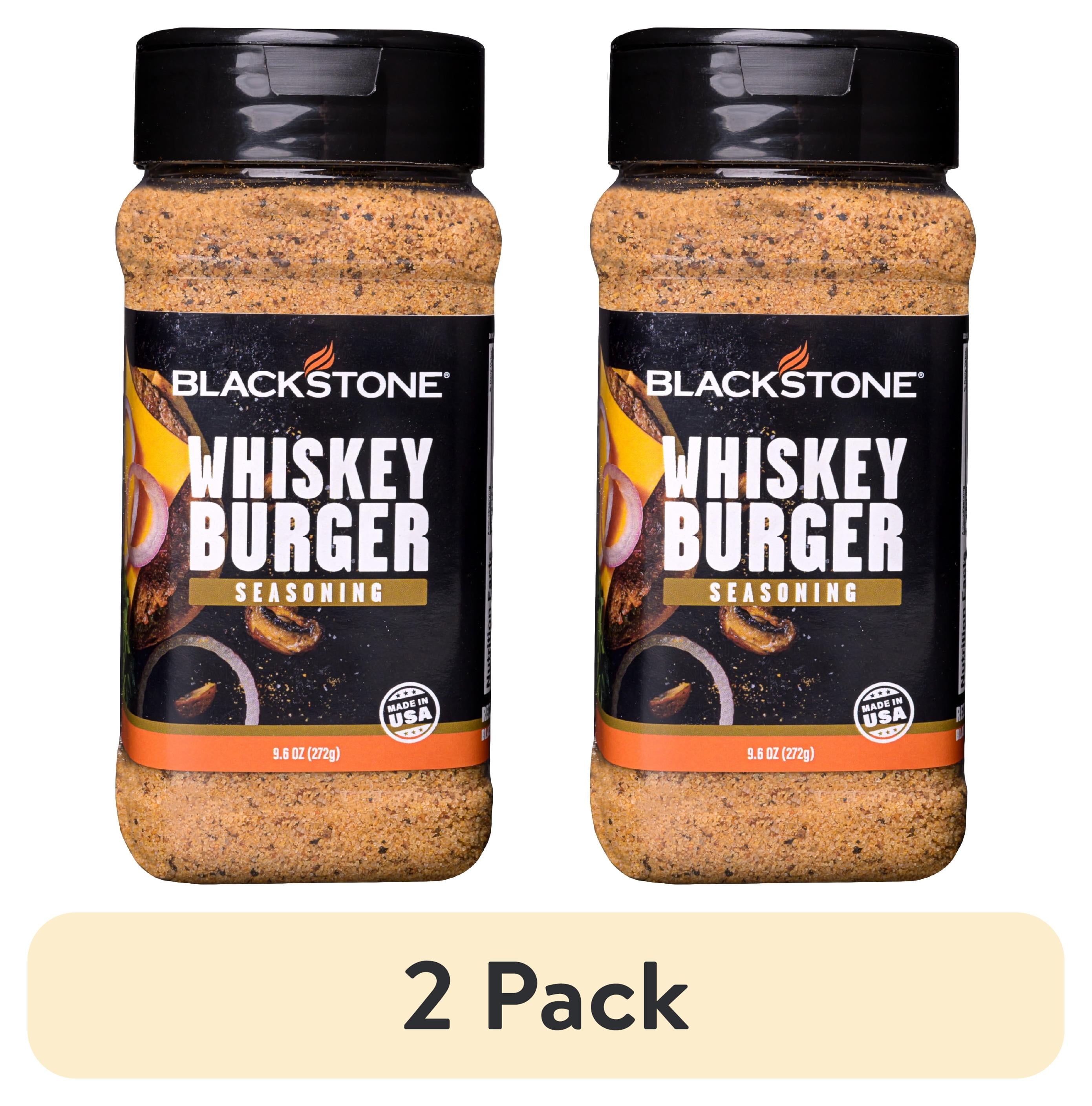 (2 pack) Blackstone Whiskey Burger Seasoning, 9.6 oz - Gluten-Free