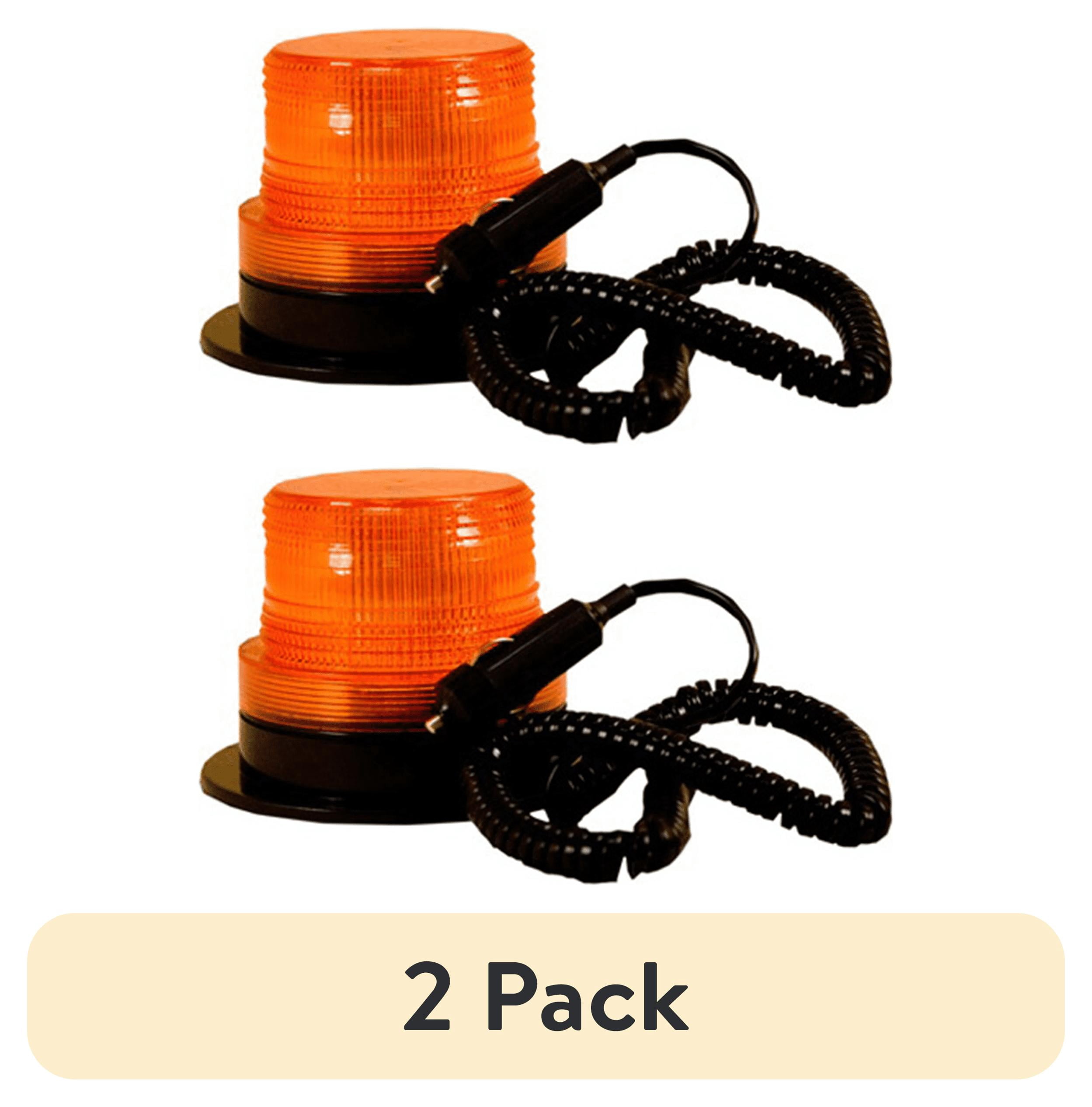 (2 pack) Blazer 195C48AW LED Strobe Beacon with Magnetic Base, Amber