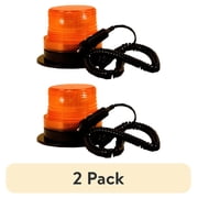 2 pack Blazer 195C48AW LED Strobe Beacon with Magnetic Base, Amber