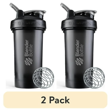 BlenderBottle Classic V2 24 oz Black Shaker Cup with Flip-Top Lid