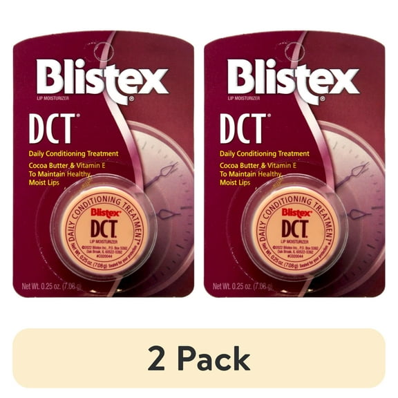 (2 pack) Blistex DCT Lip Treatment, 0.25 Oz