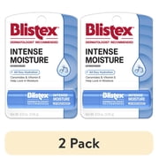 2 pack Blistex Intense Moisture All Day Hydration for Dry, Chapped Lips, Hydrating Lip Balm, Ceramides to Lock in Moisture - 1 Count, 0.13oz