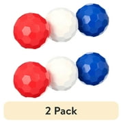 2 pack Blitzball 3-Ball Pack Red, White & Blue Edition, High-Curve Plastic Baseballs for Backyard Play, Safe for Kids, Teens & Adults