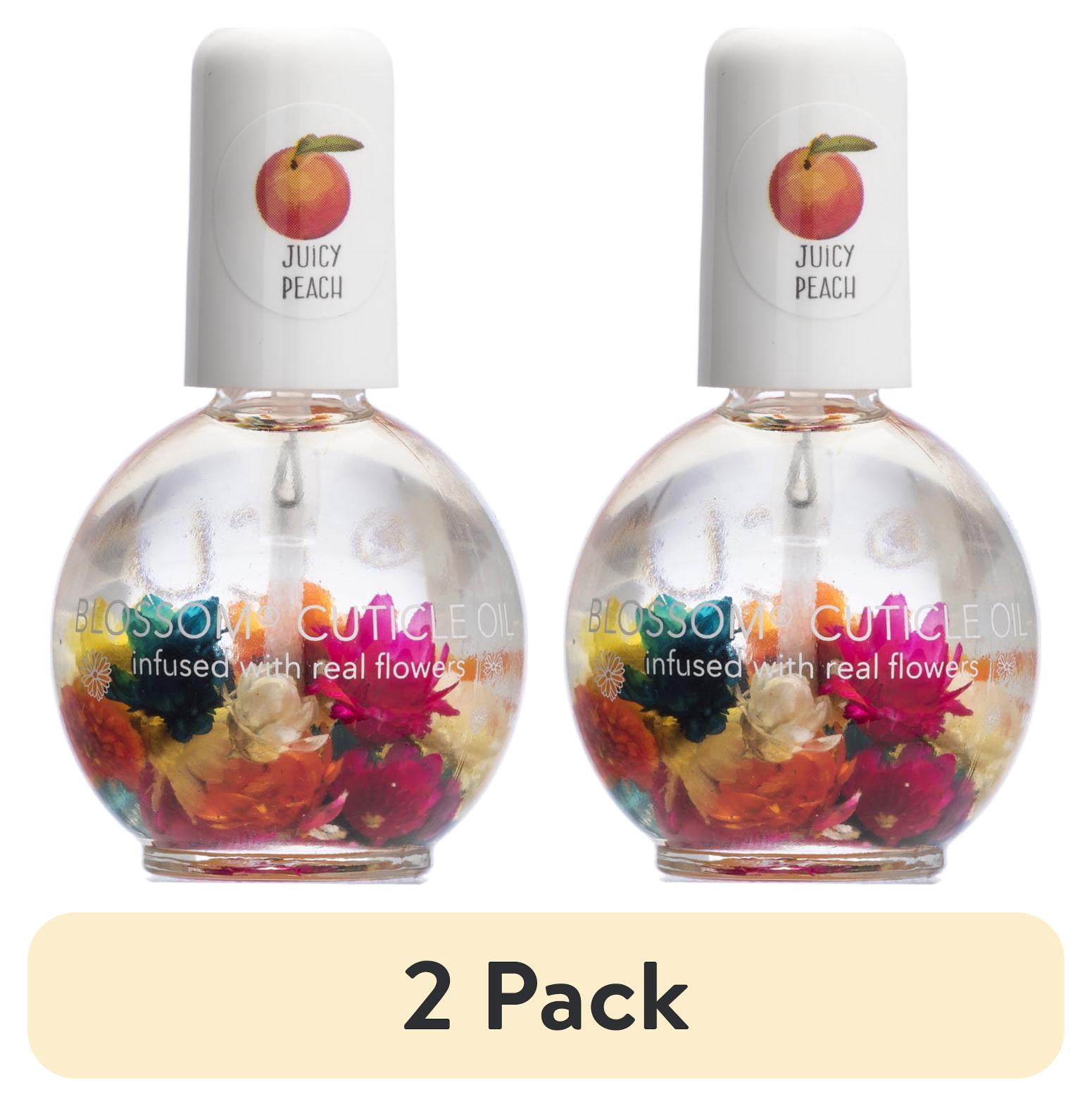 (2 pack) Blossom Scented Cuticle Oil - Scent: Juicy Peach