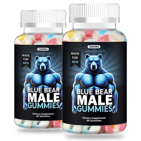 (2 pack) Blue Bear Gummies - Blue Bear Male Gummies