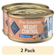 (2 pack) Blue Buffalo True Solutions Weight Control Wet Cat Food, 3-oz. Can