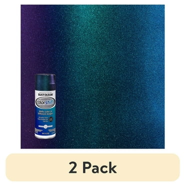 (2 pack) Blue Cosmos, Rust-Oleum Color Shift Spray Paint-372479, 11 oz