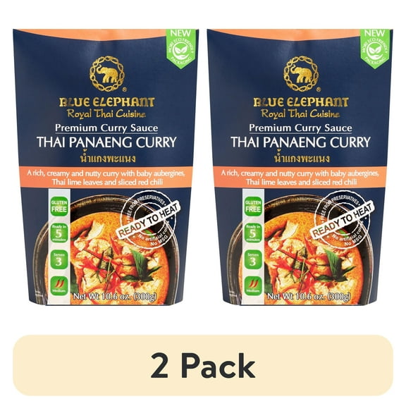 (2 pack) Blue Elephant Royal Thai Cuisine Panaeng Curry, 300g