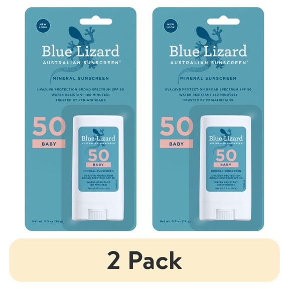 Blue Lizard Australian Mineral Sunscreen - Baby, SPF 50+, 0.5 oz Stick