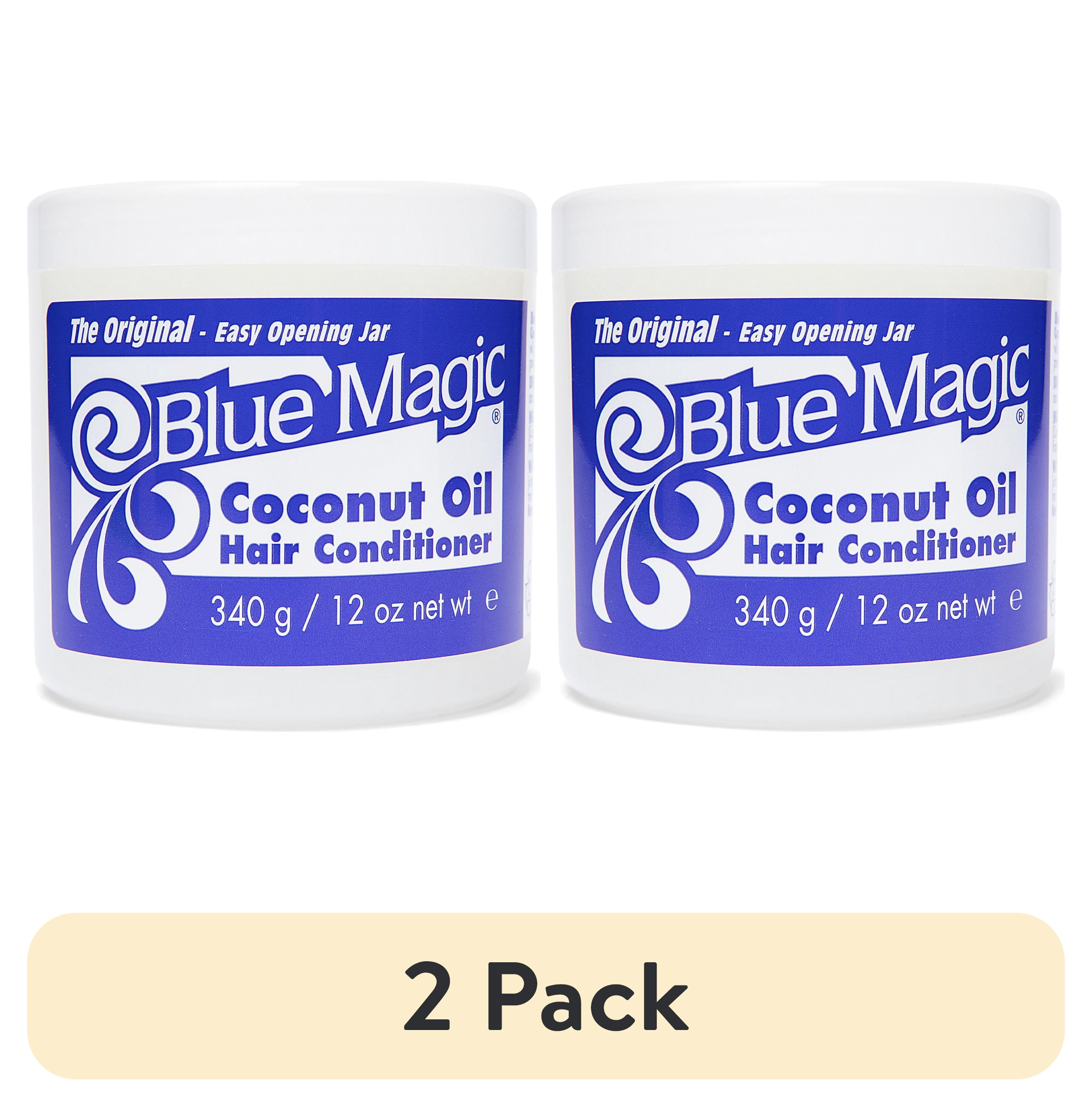(2 pack) Blue Magic Coconut Oil Hair Conditioner 12 oz for Dry Hair - Repairs Split Ends and Moisturizes