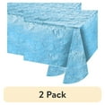 thumbnail image 1 of (2 pack) Blue Metallic Tablecloth 54" x 84" by Way to Celebrate, 1 of 6