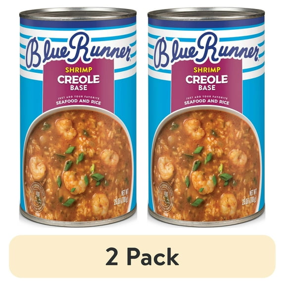 (2 pack) Blue Runner Foods Shrimp Creole Base, 25 oz Can