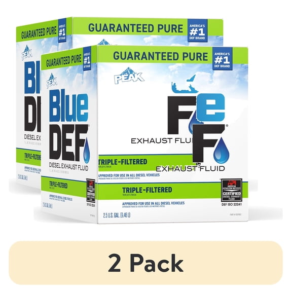 (2 pack) BlueDEF Diesel Exhaust Fluid, 2.5 gal
