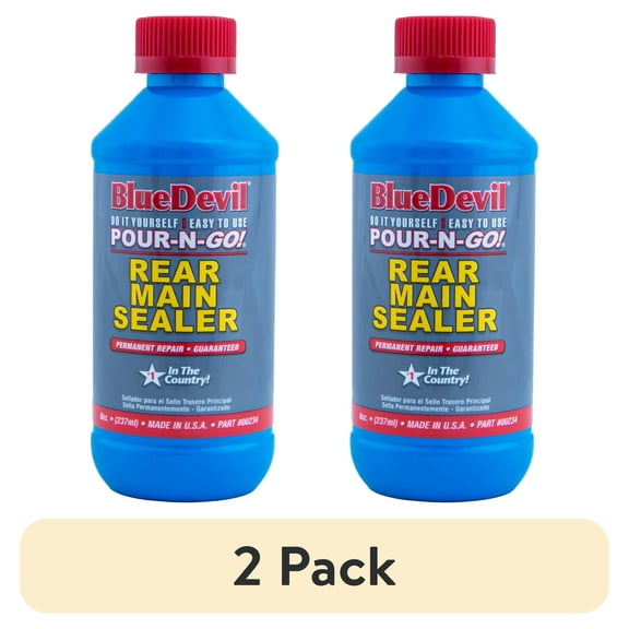 (2 pack) BlueDevil Rear Main Sealer, 8 oz Bottle