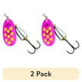 thumbnail image 1 of (2 pack) Blue Fox Classic Vibrax Size 4 Inline Spinner Lure 3/8 oz Hot Pink/Flo Yellow/Silver, 1 of 3