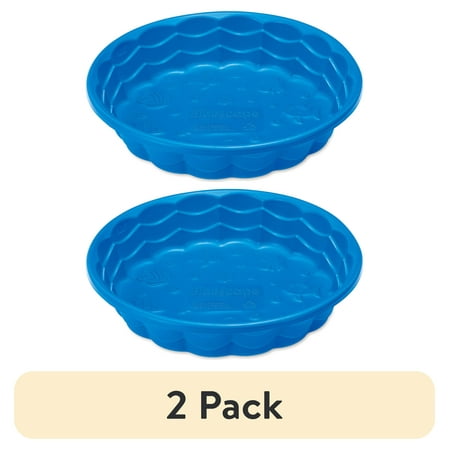 (2 pack) Bluescape 36" Blue Wading Kiddie Pool, Age 2 & up, Unisex