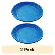 (2 pack) Bluescape 59 in Blue Wading Kiddie Pool, Age 2+, Round