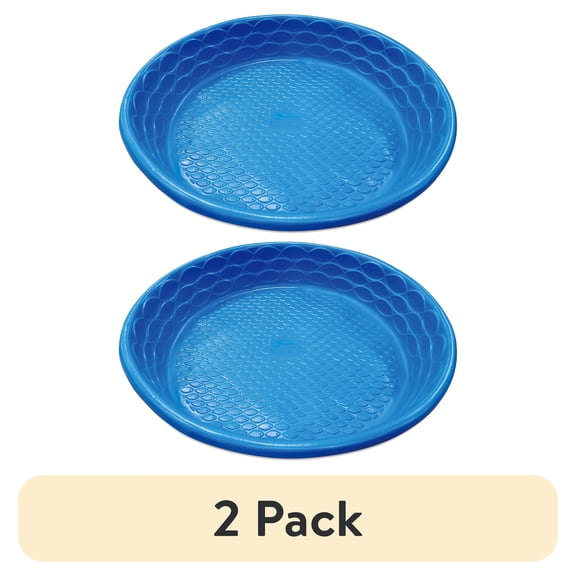 (2 pack) Bluescape 59 in Blue Wading Kiddie Pool, Age 2+, Round