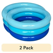 (2 pack) Bluescape Blue 3 Ring Mini Pool