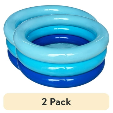 (2 pack) Bluescape Blue 3 Ring Mini Pool