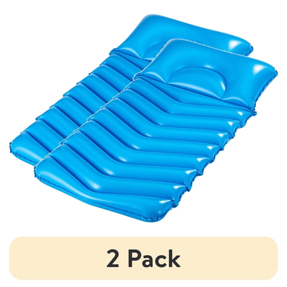 (2 pack) Bluescape Blue Dream Air Mat, Inflatable Pool Float, Age 14 & up, Unisex