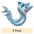 thumbnail image 1 of (2 pack) Bluescape Shark Pool Noodle – Inflatable Blue Pool Float for Kids & Adults, Fun Shark Design, 1 of 7