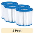 thumbnail image 1 of (2 pack) Bluescape Type D Pool Filter Cartridge 2-Pack, White, Adults, 1 of 6
