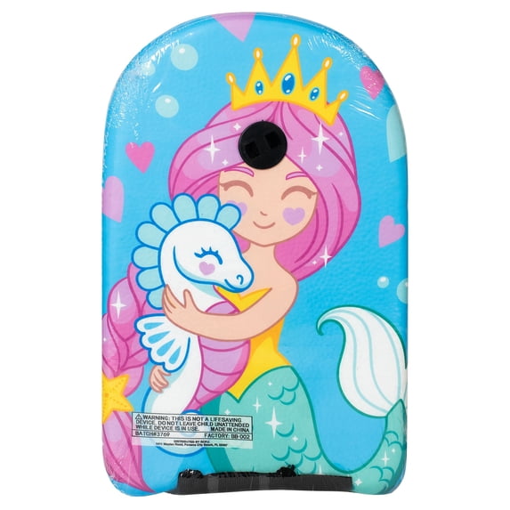 (2 pack) Bluewater Beach 18" Foam Bodyboard Ages 3+, Mermaid Print
