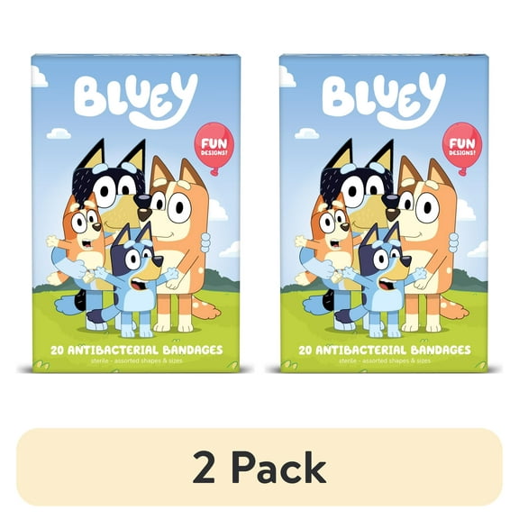 (2 pack) Bluey 20 Count Bandages