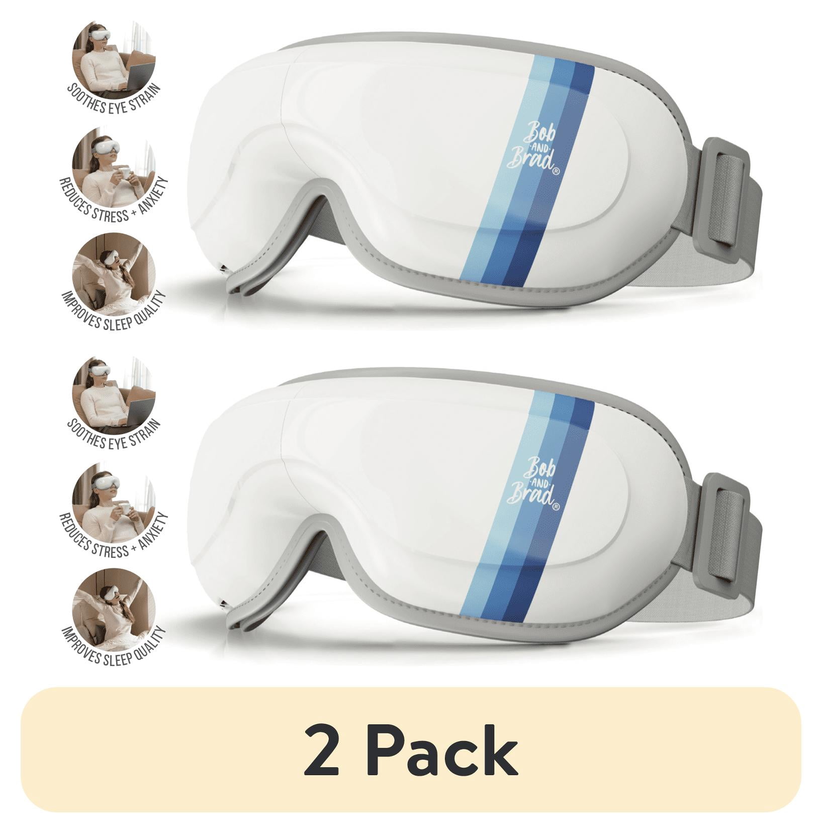 (2 pack) Bob and Brad Eye Massager with Heat,Smart Eye Mask for Migraine Reduce Dry Eyes Improve Sleep Idea Gifts