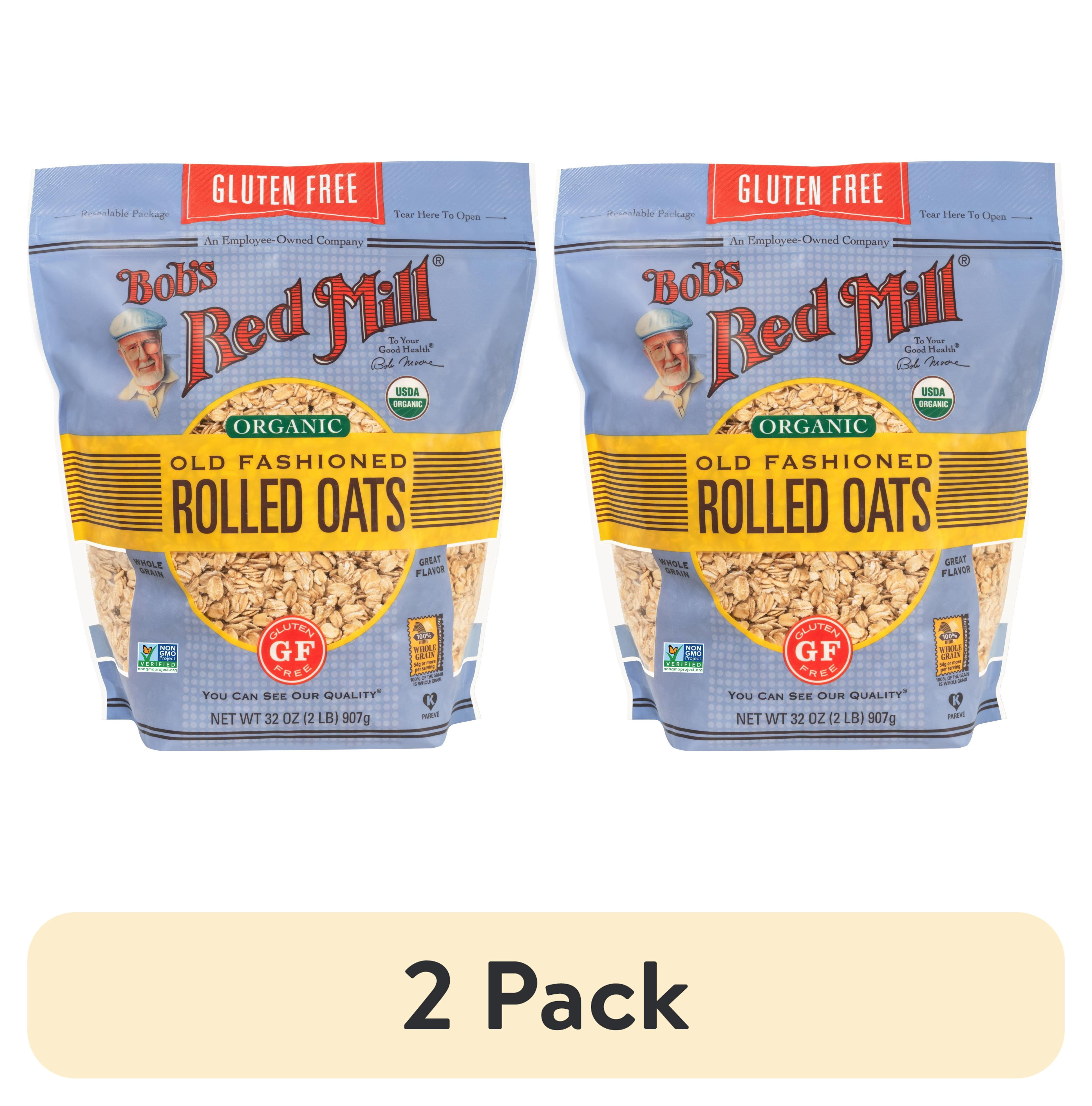 (2 pack) Bob's Red Mill, Old Fashioned Rolled Oats, Organic, 32 oz
