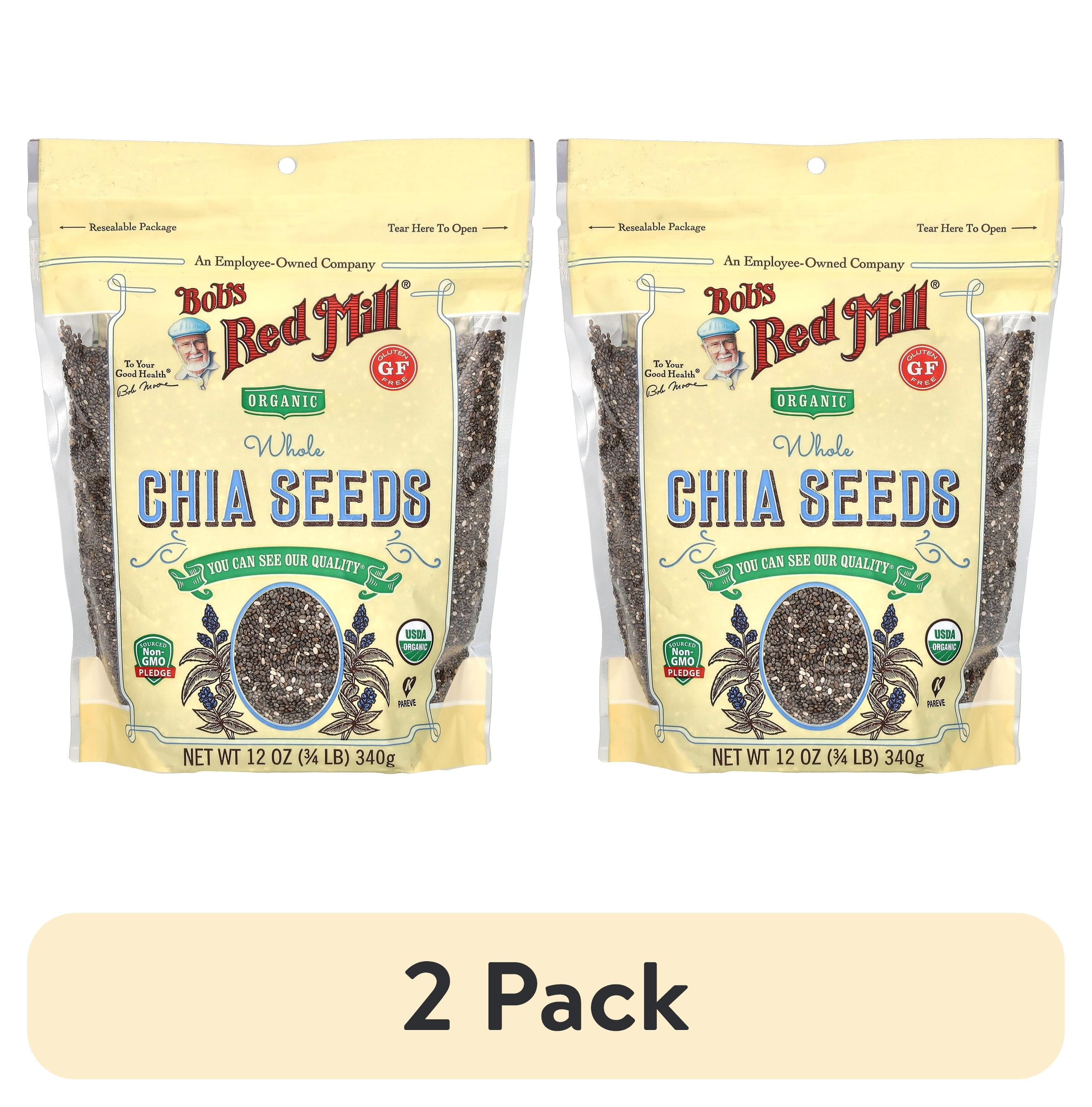 (2 pack) Bobs Red Mill Organic Whole Chia Seeds Gluten Free