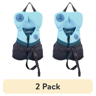 (2 pack) Body Glove Infant's Neoprene PFD Life Jacket and Vest, Boy, 20-30 lbs., Blue