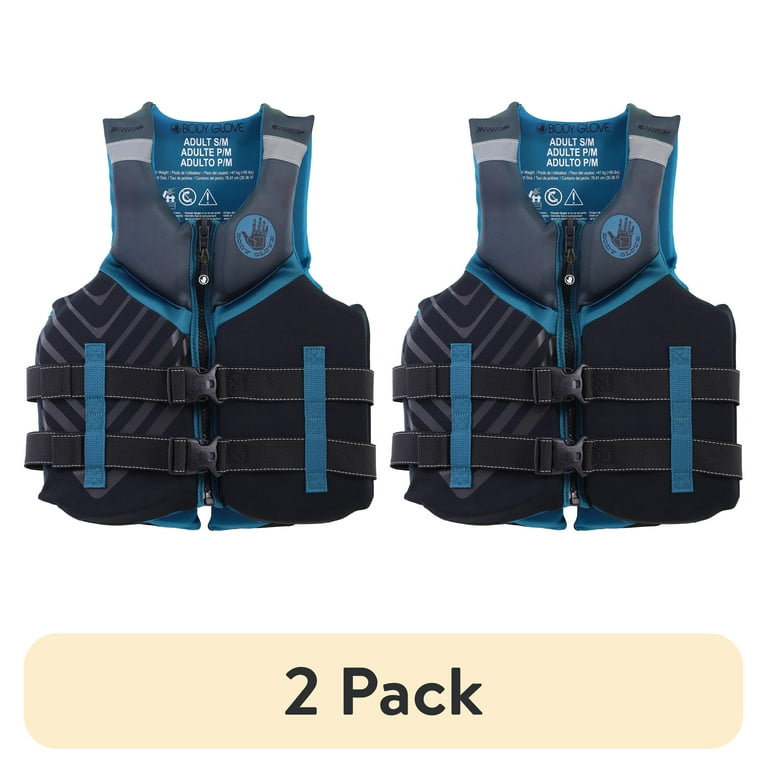 2 pack) Body Glove Men's Adult Neoprene PFD Life Jacket and Vest