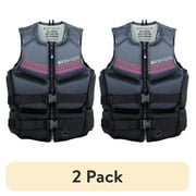 (2 pack) Body Glove Men's and Women's Overboard Evoprene Adult PFD Life Jacket and Vest, Sizes M-2XL