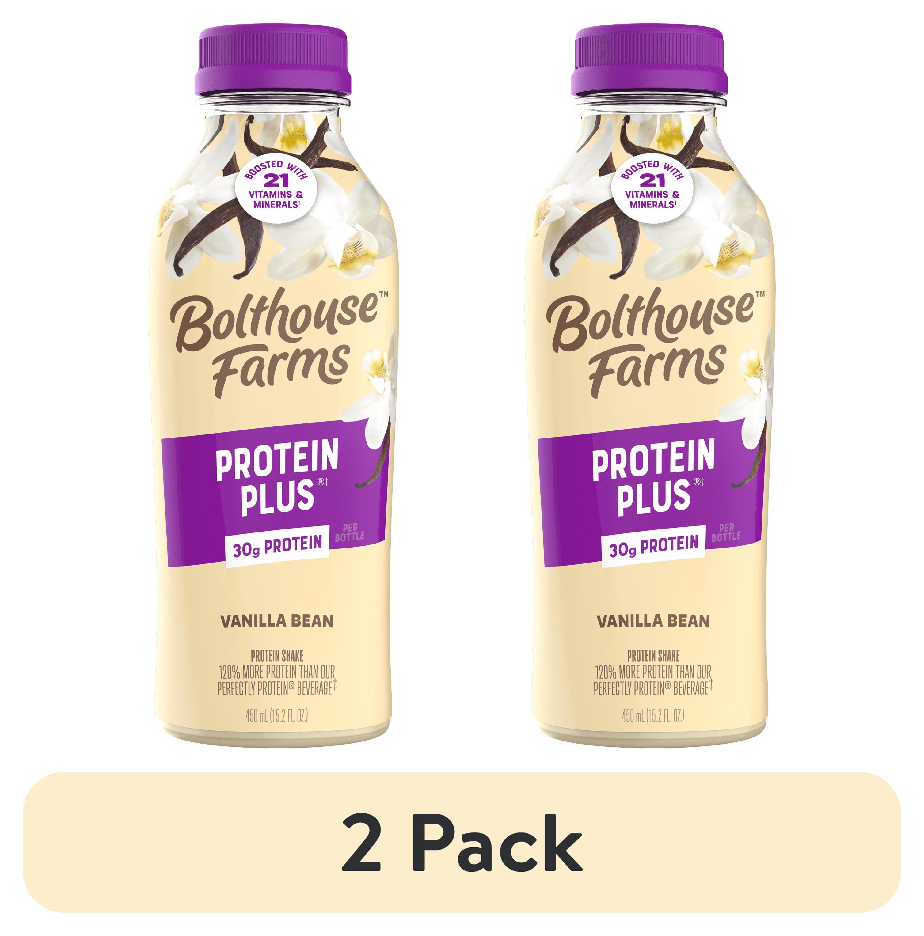 (2 pack) Bolthouse Farms Protein PLUS Vanilla Bean, 15.2 oz.