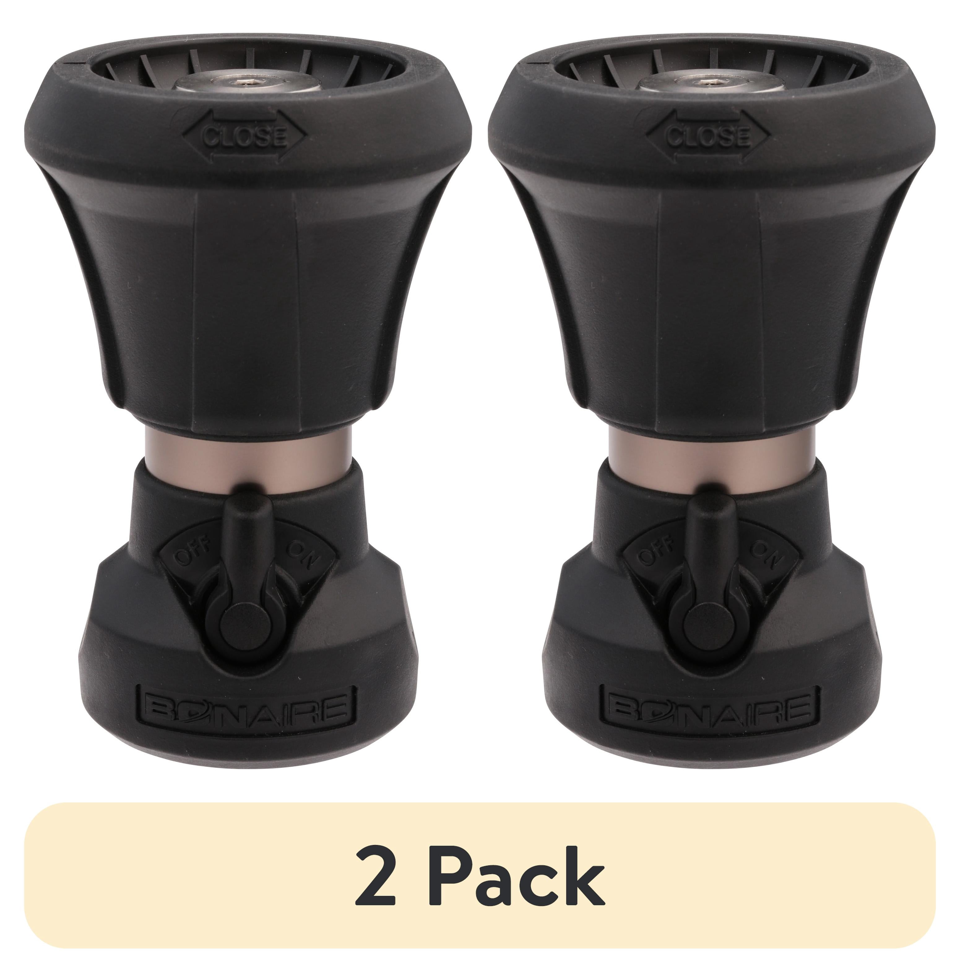 (2 pack) Bon-Aire Original Ultimate Hose Spray Nozzle - 5 Spray Patterns
