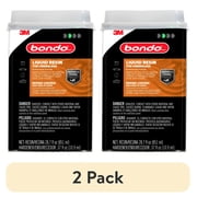 (2 pack) Bondo Fiberglass Resin, 00402, 0.9 Quart