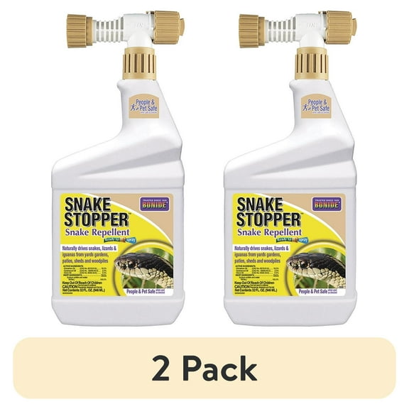 (2 pack) Bonide Snake Stopper 32 oz Ready-to-Spray Snake Repellent for Outdoors, People & Pet Safe