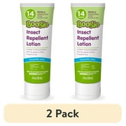 (2 pack) Boogie Insect Repellent Lotion, Repels Mosquitos, Ticks, Black Flies & More, Unscented, 4 fl oz